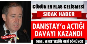 AZİZ BAYRAK GENEL SEKRETERLİĞE GERİ DÖNÜYOR