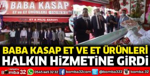 Baba Kasap Et ve Et Ürünleri açıldı