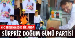 BABA KAYACAN'A SÜRPRİZ DOĞUM GÜNÜ PARTİSİ