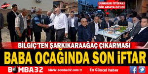 BABA OCAĞINDA İFTAR  AÇTI 