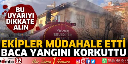 Baca yangını korkuttu 