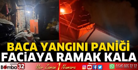 Baca yangını panik yarattı 