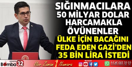 Bacağını kaybeden gaziye ödenen tazminat geri istendi 