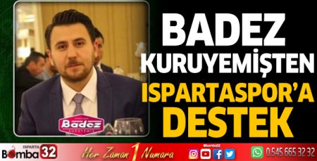 Badez Kuruyemiş'ten Ispartaspor’a destek