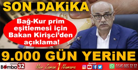 Bağ-Kur prim eşitlemesi için son dakika açıklaması
