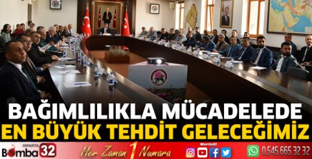 Bağımlılıkla Mücadele İl Koordinasyon Kurulu Toplantısı Yapıldı 