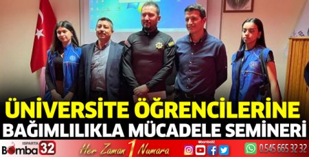 Bağımlılıkla mücadele semineri