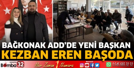 Bağkonak ADD’de yeni başkan Kezban Eren Başoda