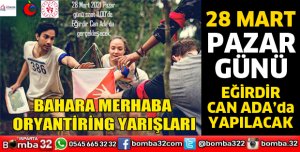Bahara Merhaba Oryantiring yarışları yapılacak
