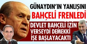 BAHÇELİ ONAY VERSEYDİ İŞE ALINMIŞTI