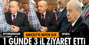 BAHÇELİ YOĞUN TEMPOYA DAYANAMADI!