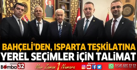 Bahçeli’den yerel seçimler için talimat