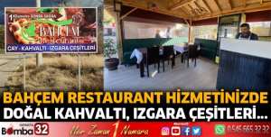 BAHÇEM RESTAURANT HİZMETİNİZDE