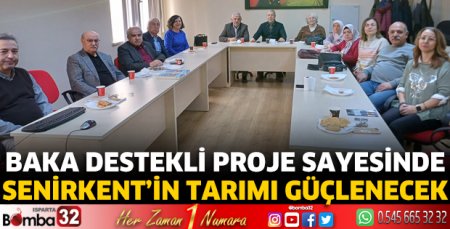 BAKA Destekli proje sayesinde Senirkent’in tarımı güçlenecek 
