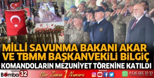 Bakan Akar, Isparta'da komando sözleşmeli erlerin mezuniyet törenine katıldı