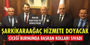 BAKAN ALBAYRAK İLE GÖRÜŞTÜ