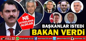 BAKAN BELEDİYELERE İYİ GELDİ