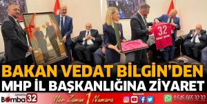 Bakan Bilgin'den MHP'ye ziyaret