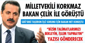 BAKAN ÇELİK ÇOK SERT AÇIKLAMA YAPTI