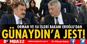 BAKAN EROĞLU'NDAN GÜNAYDIN'A JEST!