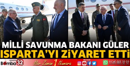 Bakan Güler Isparta'da 