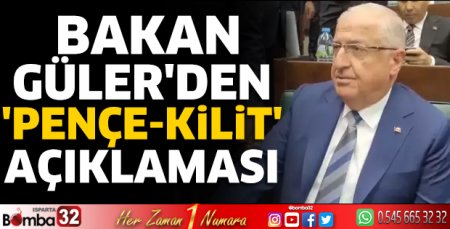 Bakan Güler'den 'Pençe-Kilit' açıklaması