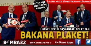 BAKAN  MÜEZZİNOĞLU  İL GENEL MECLİSİNDE !