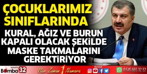 Bakan Koca'dan anne ve babalara uyarı