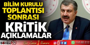Bakan Koca'dan kritik açıklamalar