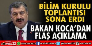 Bakan Koca'dan Önemli Açıklamalar