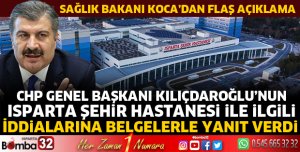 BAKAN KOCA'DAN ŞEHİR HASTANESİ İDDİALARINA BELGELİ YANIT
