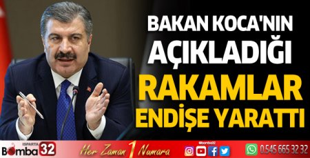 Bakan Koca'nın açıkladığı rakamlar endişe yarattı