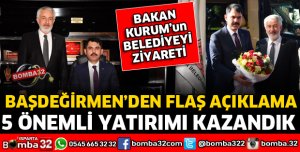 BAKAN KURUM BAŞKAN BAŞDEĞİRMEN’İ ZİYARET ETTİ