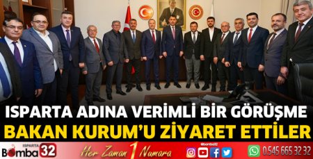 Bakan Kurum'u ziyaret ettiler