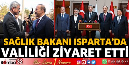 Bakan Memişoğlu Isparta'da