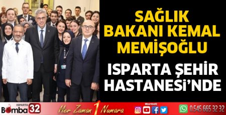 Bakan Memişoğlu Şehir Hastanesi'nde 
