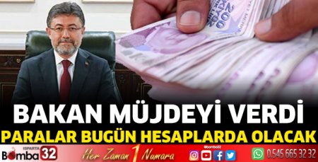 Bakan müjdeyi verdi