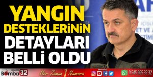 Bakan Pakdemirli duyurdu: Yangın desteklerinin detayları belli oldu