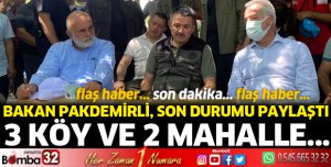 Bakan Pakdemirli son durumu paylaştı