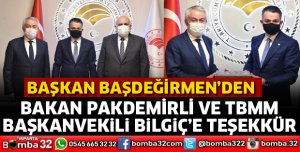 BAKAN PAKDEMİRLİ'Yİ ZİYARET ETTİLER