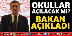 BAKAN SELÇUK'TAN YÜZ YÜZE EĞİTİM AÇIKLAMASI