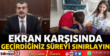 Bakan Tekin'den 'yarıyıl tatili' mesajı