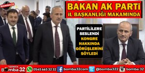 BAKAN TURHAN AK PARTİ’DE