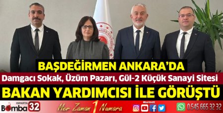 Bakan Yardımcısı ile görüştü