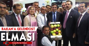 BAKAN'A GELENDOST ELMASI