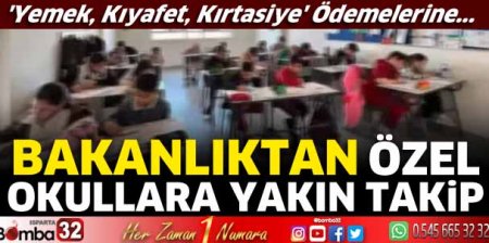 Bakanlıktan özel okullara yakın takip