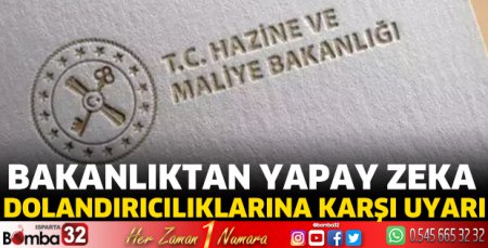 Bakanlıktan yapay zeka dolandırıcılıklarına karşı uyarı