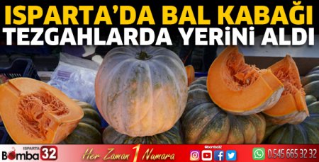 Bal kabağı tezgahlarda yerini aldı 