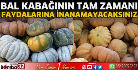 Bal kabağının tam zamanı