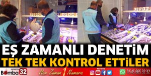 Balıkçılara eş zamanlı denetim